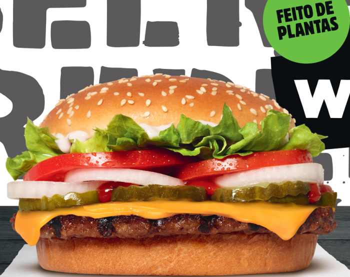 Burger King lança primeiro hambúrguer feito à base de plantas