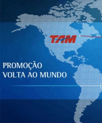 Volta ao mundo na ação promocional da TAM