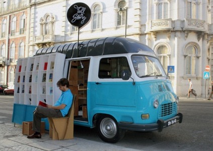 Livraria itinerante circula pelas ruas de Lisboa