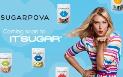 Maria Sharapova cria linha de doces em Nova York