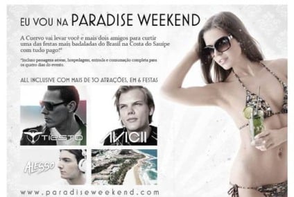 Vá para o Paradise Weekend com Jose Cuervo