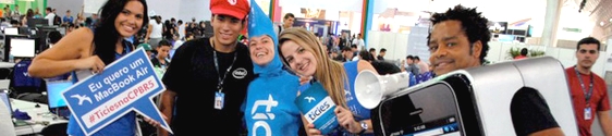 Nova rede social Ticies promoveu ações na Campus Party