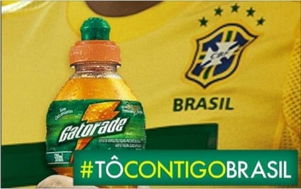 Nos amistosos da Seleção Brasileira com Gatorade
