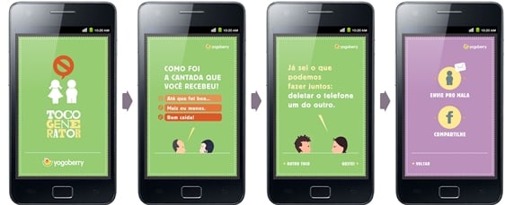 Yogoberry com novo aplicativo "Toco Generator"