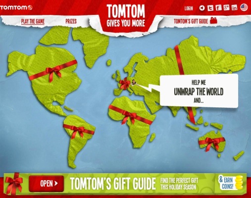 TomTom convida as pessoas para "desembrulhar o mundo"