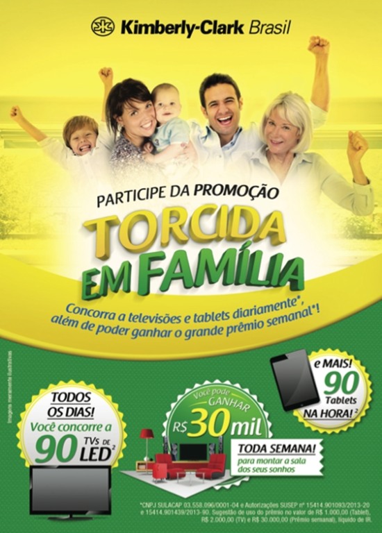 Kimberly-Clark coloca no ar "Torcida em Família"