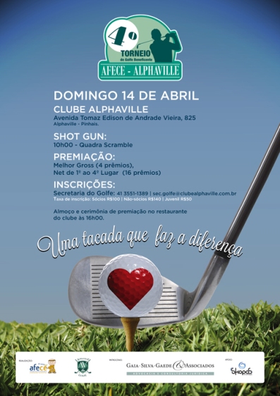 Afece e Alphaville realizam Torneio de Golfe Beneficente