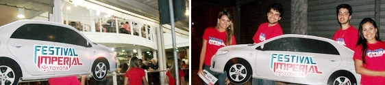 Ação promocional divulga Festival Imperial Toyota