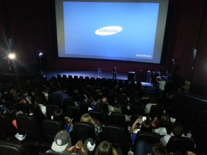 TIM e Samsung realizam treinamento em salas de cinema