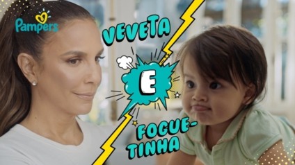 Ivete Sangalo apresenta o novo modelo de fralda da Pampers