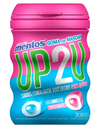 Mentos UP2U ganha nova embalagem