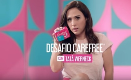 Carefree propõe desafios para Tatá Werneck