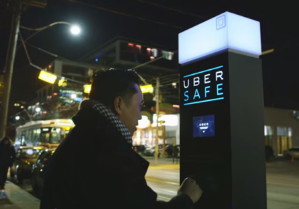 Uber cria um bafômetro de calçada e oferece carona