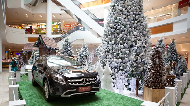 Mercedes GLA 200 Style na ação promo de Natal do Boulevard