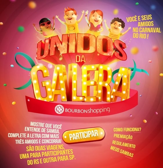 Curta o Carnaval do Rio com a promo "Unidos da Galera"