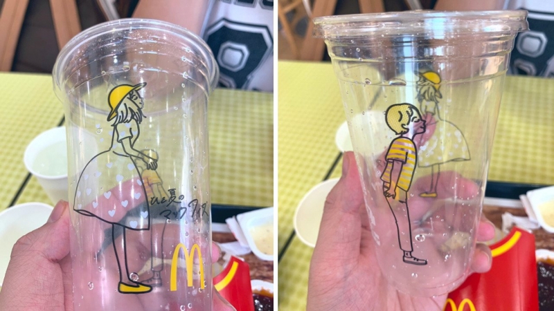 Copos do McDonald's geram polêmica no Japão