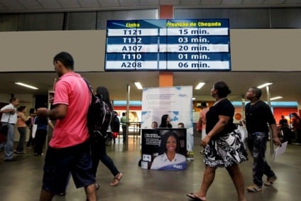 Rede Alooh indica horário de chegada de ônibus