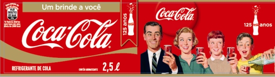 Edição vintage celebra 125 anos de Coca-Cola
