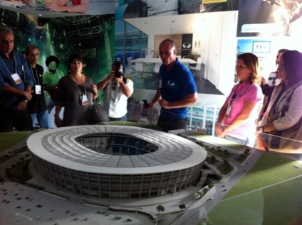 Promocitários visitam a Arena Fonte Nova