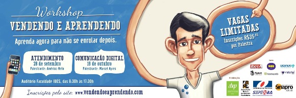 Abertas as inscrições para o "Vendendo &  Aprendendo"