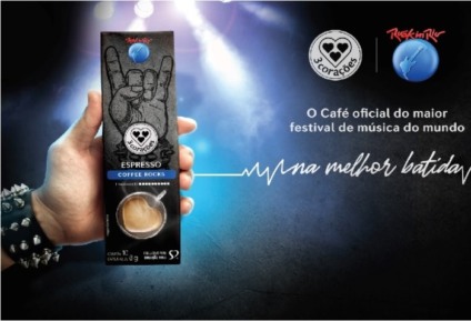 3 Corações é o café oficial do Rock in Rio 2019