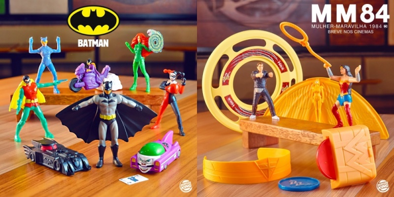 BK apresenta brindes exclusivos de Mulher Maravilha 94 e Batman