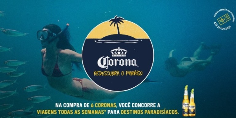 Cerveja Corona sorteia viagens para uso futuro