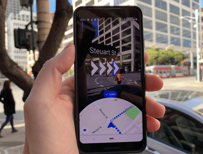 Google Maps cria navegação com realidade aumentada