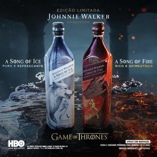 Johnnie Walker usa realidade aumentada em garrafas de Game of Thrones