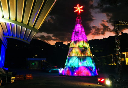 GTM Cenografia e ON Projeções desenvolvem projetos de Árvores de Natal