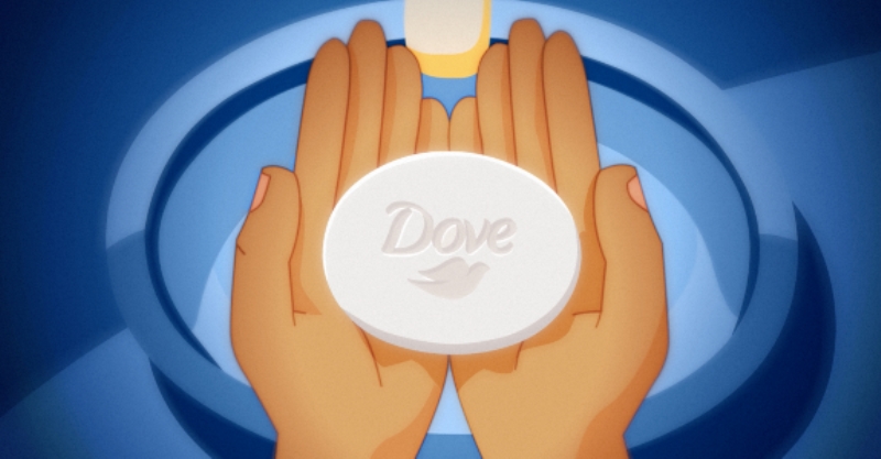 Dove convoca concorrentes para a importância de lavar as mãos