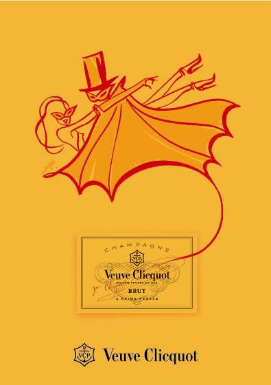 Luxo e terror no Yelloween Clicquot