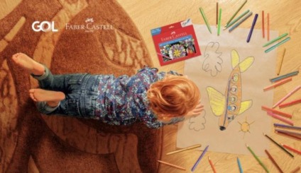 GOL Linhas Aéreas e Faber-Castell estimulam a criatividade infantil 