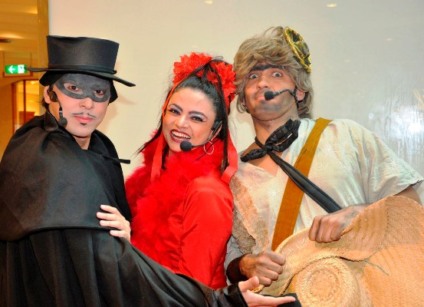 Zorro em uma aventura na roça no Center Shopping