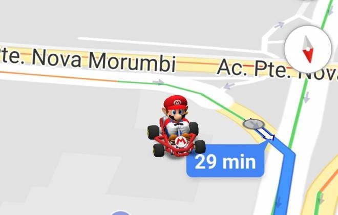 Google Maps deixará você navegar pela cidade usando um kart do Mario