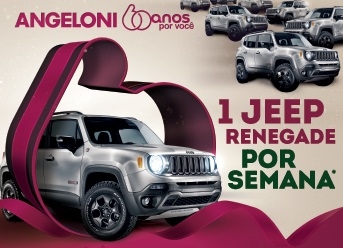 Fim de Ano do Angeloni promove sorteio de 11 Jeeps Renegade