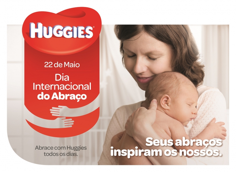 Huggies celebra o Dia Internacional do Abraço