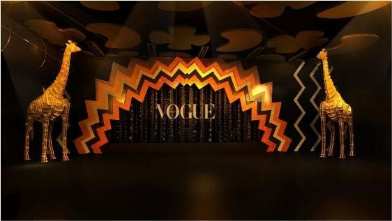 Baile da Vogue mostra a exuberância do continente africano