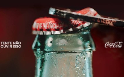 Coca-Cola brinca com a sinestesia em seus anúncios