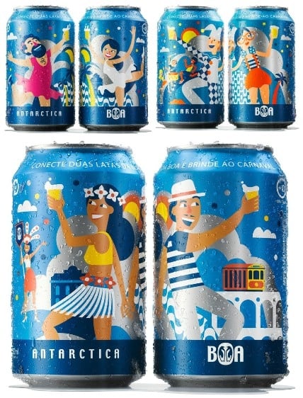BOA cria latas comemorativas para o Carnaval