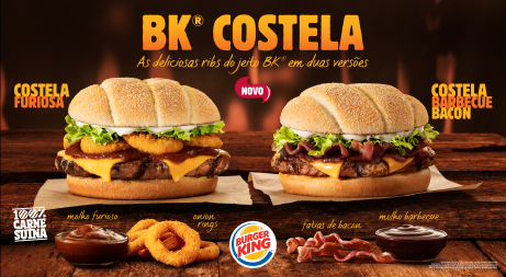 Burger King lança BK Costela e brinca com a concorrência Burger King lança BK Costela e brinca com a concorrência