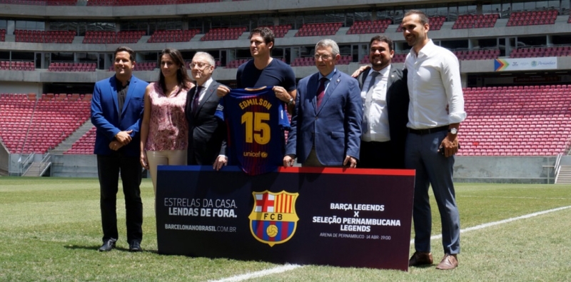 Topper patrocina amistoso da Seleção Pernambucana e Barça Legends