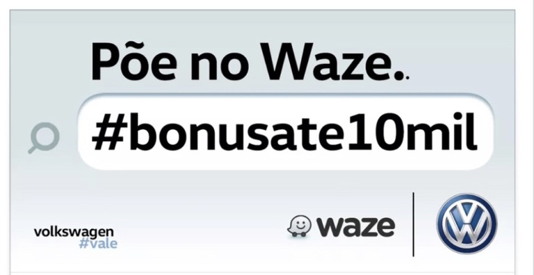 Waze mostra ofertas da Volkswagen
