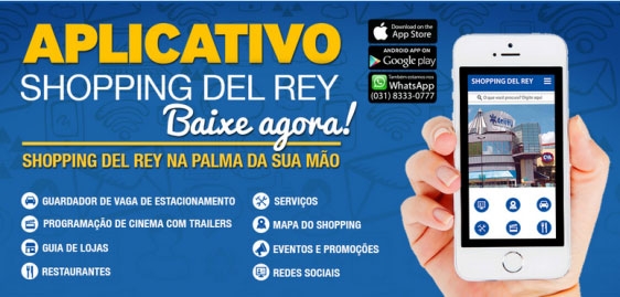 Shopping Del Rey investe em tecnologia móvel