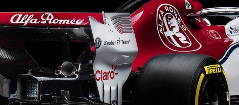 Claro é a nova patrocinadora da Alfa Romeo Sauber