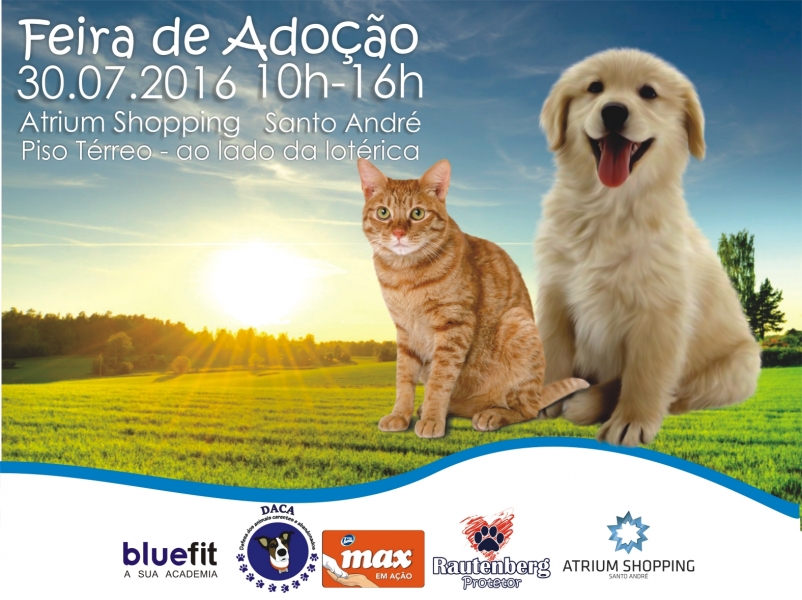 Atrium Shopping sedia Feira de Adoção de Animais