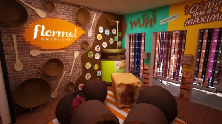 Flormel promove experiência sensorial