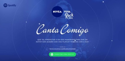 Nivea e Spotify unem pessoas com gosto musical parecido
