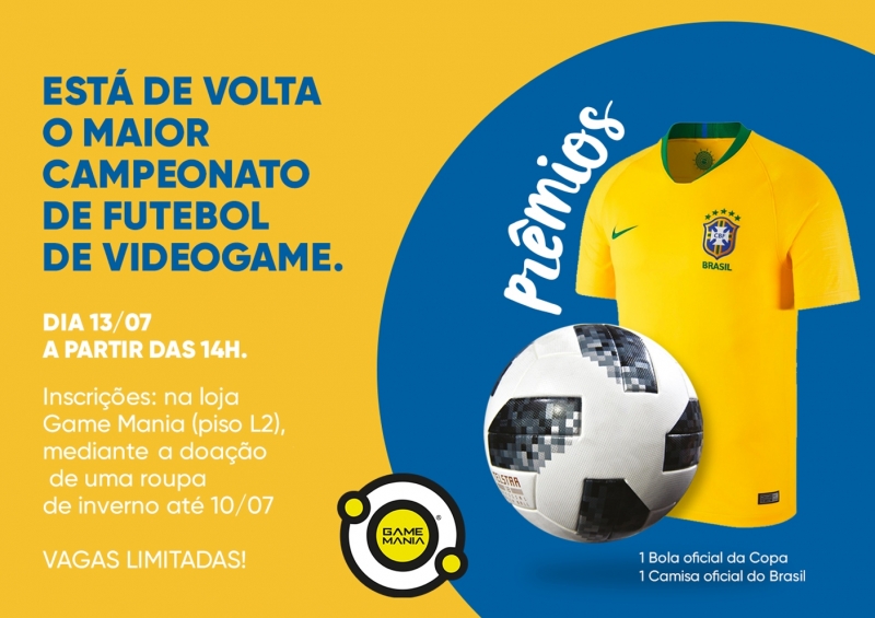 Floripa Shopping promove a "Copa Game Mania"