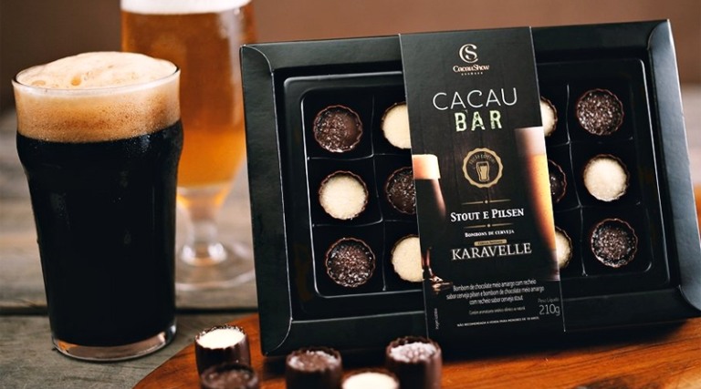 Cacau Show harmoniza chocolate com bebidas